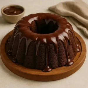 Bolo de Chocolate com Calda