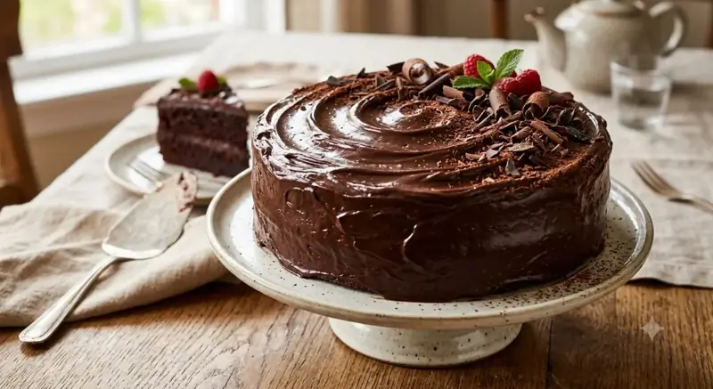 Bolo de Chocolate Cremoso