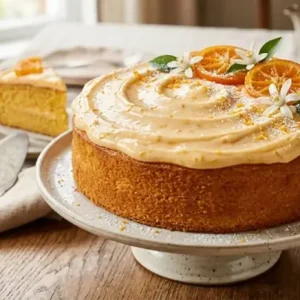 Bolo de Laranja com Creme