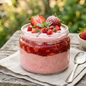 Mousse de Morango
