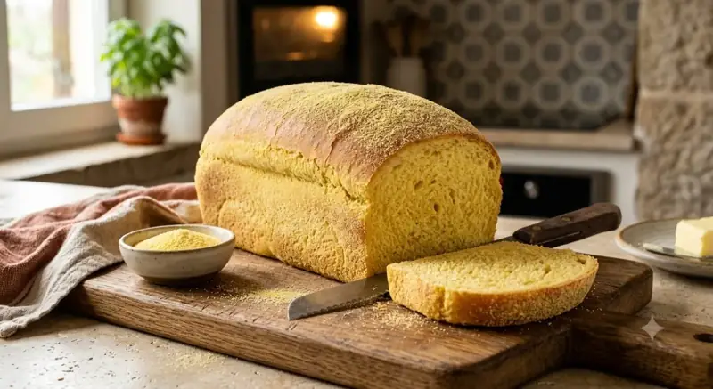Pão de Milho Caseiro